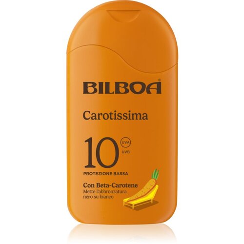 Bilboa Carotissima Crema mlijeko za sunčanje s beta karotenom SPF 10 200 ml Slike