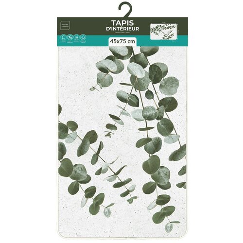 Douceur d int&amp;eacute;rieur Bijeli/zeleni tepih 45x75 cm Stevia &amp;ndash; Slike