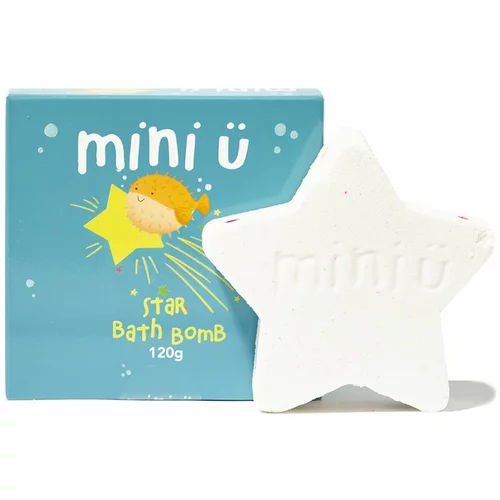 Mini-U Bath Bomb Star kroglica za kopel za otroke 120 g