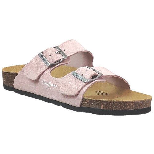 PepeJeans Natikači Oban suede w Rožnata Cene