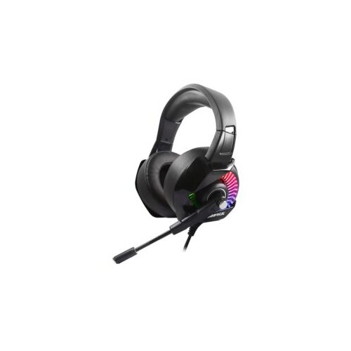  Slu&amp;scaron;alice sa mikrofonom gaming RAMPAGE RM-K66 TYPHOON black, PC/PS4, USB, 7.1, RGB LED Slike