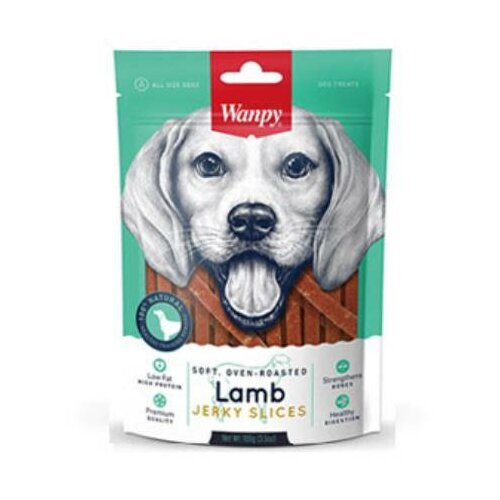 WANPY poslastica za pse soft lamb jerky slices 100g Cene