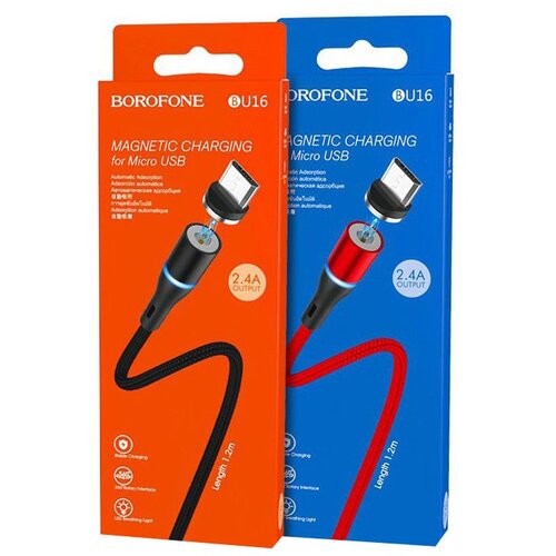Borofone Magnetni USB kabal Micro crni BU16 Cijene