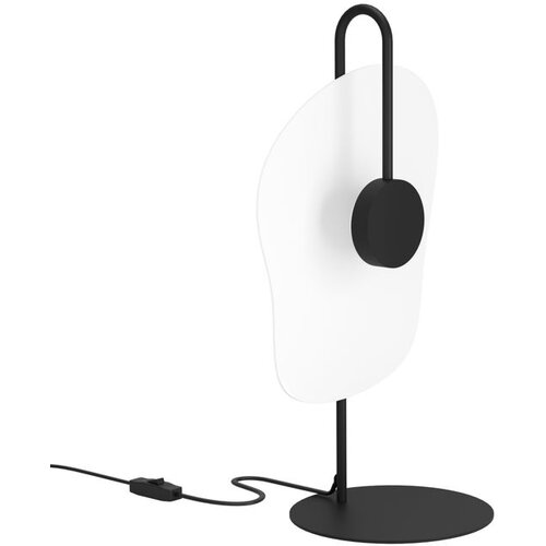 Eglo LED stona lampa LARDERIA 540 lm 3000 K crna/bela drvo 50 cm 390208 Slike