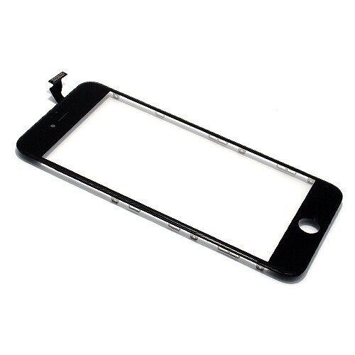  Staklo za touch screen za Iphone 6 Plus sa frejmom, Crni Cene