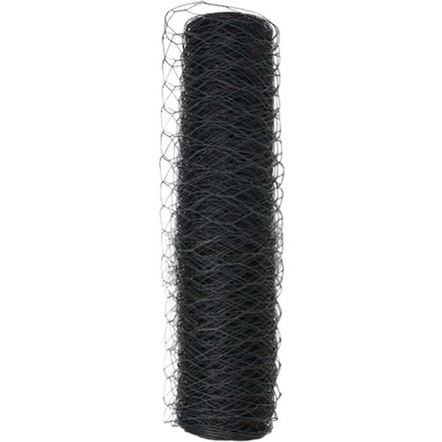 vidaXL Heksagonalna ograja siva 0.5x50 m jeklo Cene