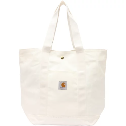 Carhartt WIP Nakupovalna torba konjak / siva / naravno bela