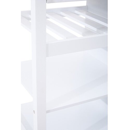 Premier Housewares Kolica za posluživanje na kotačima od masivnog kaučuka 48x105 cm Frankfurt &amp;ndash; Slike