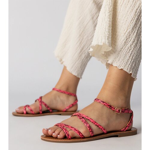 Gemre Pink flat sandals Kates Cene