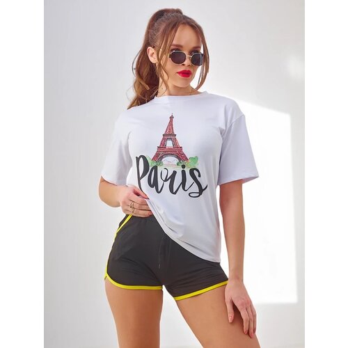 Resti Women&amp;#039;s sports set with t-shirt and shorts Paris Slike