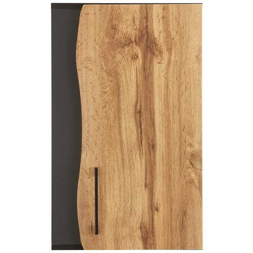 Premium Living Zgornja Omara Timber, Hrast, Temno Siva Cene