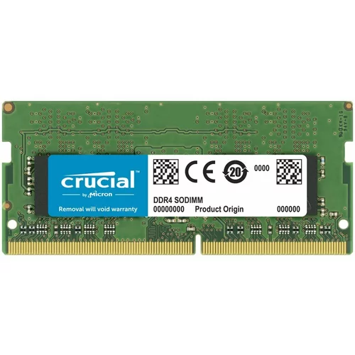 Crucial 32GB DDR4-3200 SODIMM CL22 (16Gbit) pomnilnik - bulk pakiranje - CT32G4SFD832AT