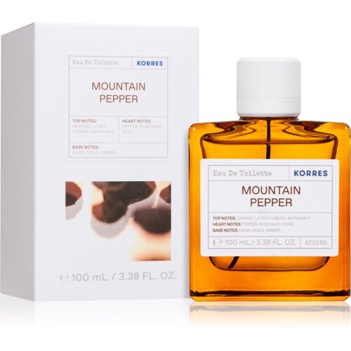 Korres Mountain Pepper toaletna voda uniseks 100 ml Slike
