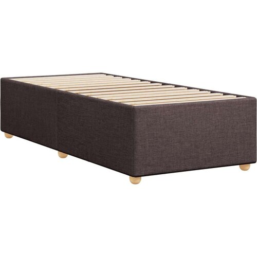 VidaXL okvir za krevet tamnosmeđi 100x200 cm od tkanine Slike