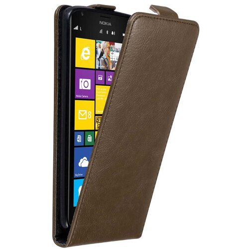 Cadorabo Ohi&scaron;je, združljivo z Nokia Lumia 1520 v kava rjava - Za&scaron;čitni ovitek v obliki flipa z magnetnim zapiranjem, (20551414) Cene