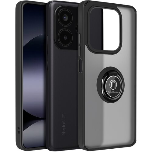 AVIZAR Ohišje za Xiaomi Redmi Note 14 5G s podporo za video obroče, Črna, (5000011040) Cene