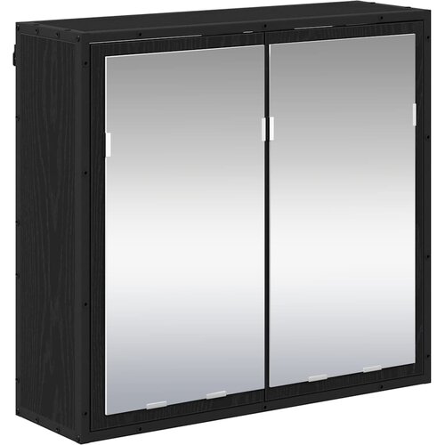  Set namje&amp;scaron;taja za kupaonicu 2 kom. Crni hrast 80 x 33 x 60 cm Slike