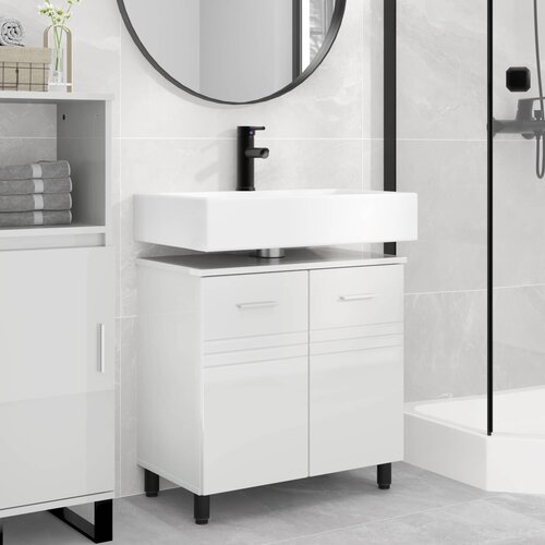  Toaletna jedinica Bijela visokog sjaja 60 x 35 x 60 cm Cijene