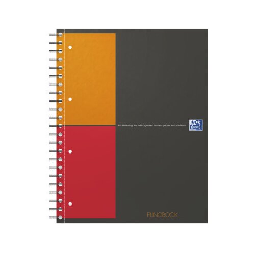 Oxford sveska international filingbook A4+ kvadratići crna Cene