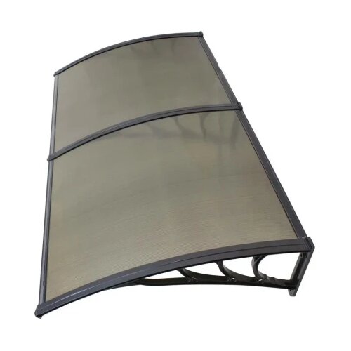  Nadstre&scaron;nica Aluminijumska 240x120cm Crna Bronza 5mm Cene