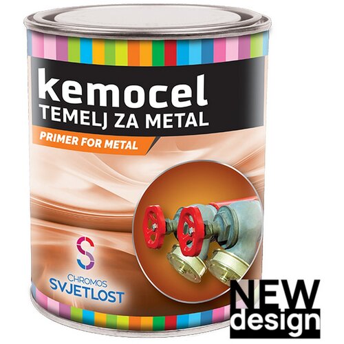CHROMOS SVJETLOST Temeljna boja za metal Kemocel BS crvena 0,75 l Cene