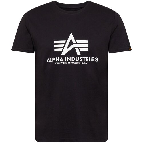 Alpha Industries Majica črna / bela Slike