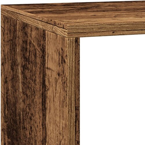  pregrada/regal za knjige 3 razina 137,5x29x103,5cm drveni Slike