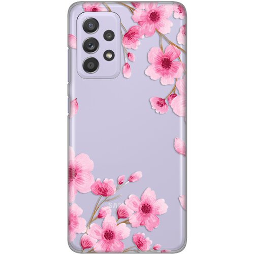 Maska silikonska print skin za samsung A525F/A526B/A528B galaxy A52 4G/A52 5G/A52s 5G rose flowers Slike
