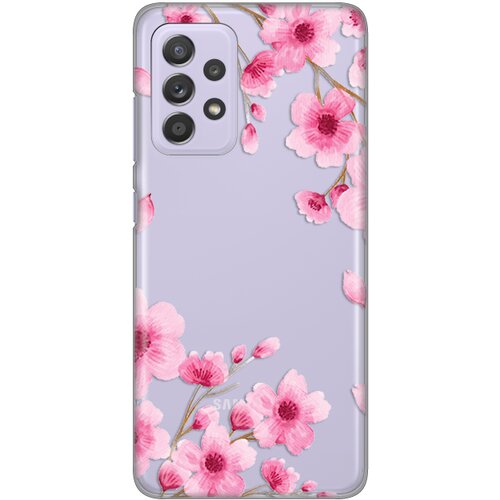 maska silikonska print skin za samsung A525F/A526B/A528B galaxy A52 4G/A52 5G/A52s 5G rose flowers Slike