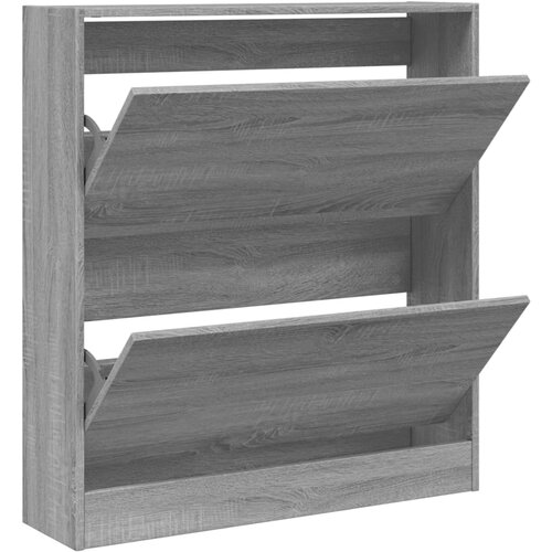 VidaXL Ormarić za cipele boja hrasta 80x21x87,5 cm konstruirano drvo Slike