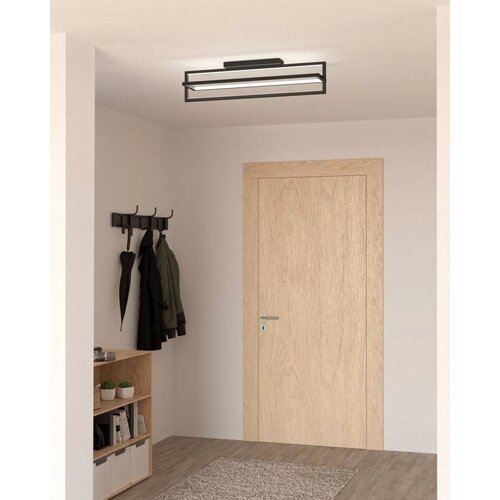 Eglo LED plafonjera Siberia 900465, 34 W, 78 cm, crna/bijela Cijene