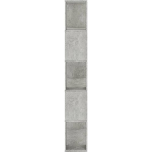  za knjige / pregrada boja betona 80x24x159 cm drveni Slike
