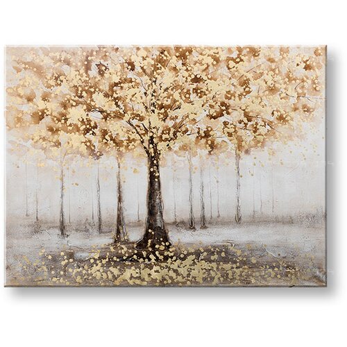  Naslikana slika na platnu drevo 1-delna YOBCWFTR047 - 120x90 cm () Cijene