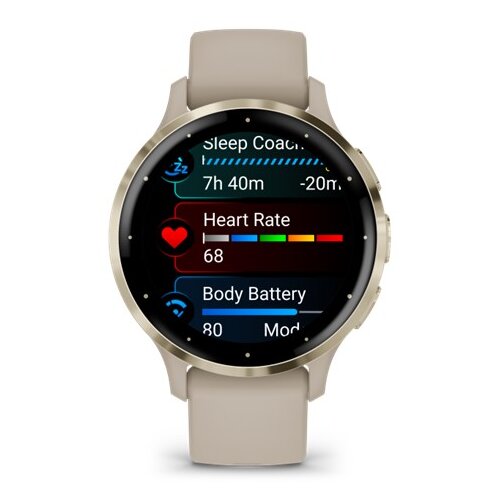 Garmin Sportski sat Venu 3S French Gray Soft Gold Siv Cijene