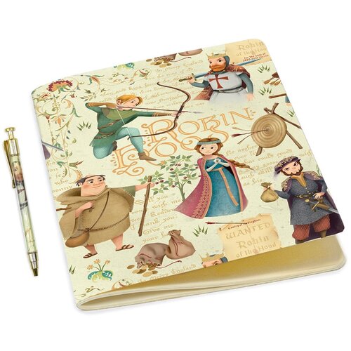 Kartos A5 zvezek s pisalom 64 strani Robin Hood &amp;ndash; Slike
