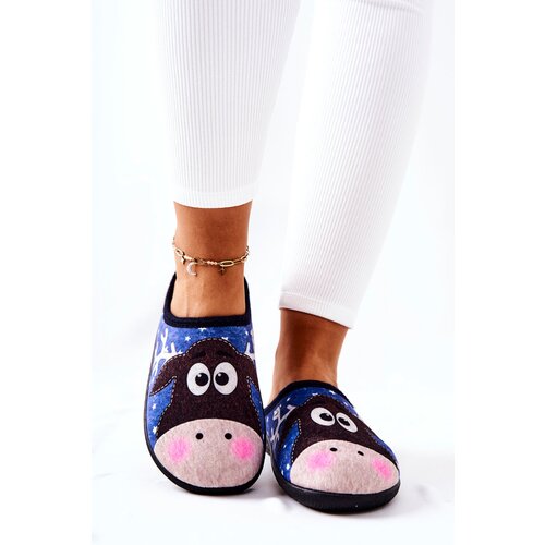 Boto Warming slippers Model Reindeer Blue Elodie Cene
