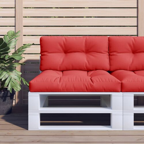 The Living Store Blazina za kavč iz palet rdeča 80x40x12 cm - Blazina Za Palete, (21487445) Slike