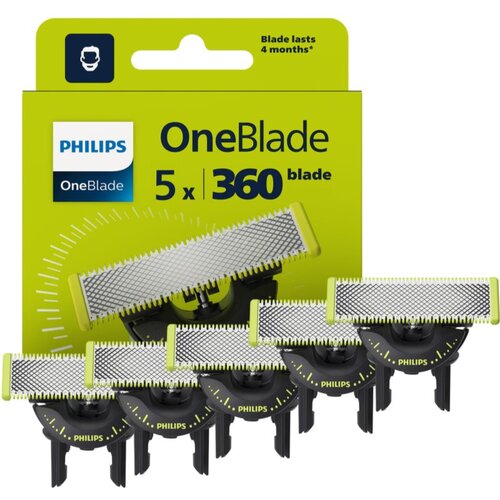 Philips OneBlade 360 QP450/50 nadomestne britvice 1 kos Slike