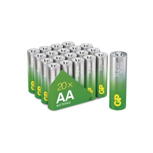  Baterija GP SUPER alkalna LR6 AA 20 folija 20/1 Cene