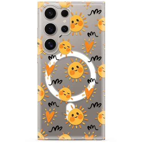  maska silikonska print magsafe za samsung S928B galaxy S24 ultra 5G/ sun Slike