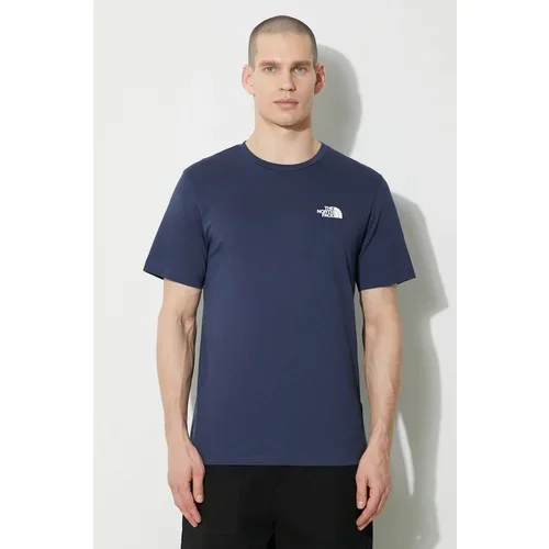 The North Face Kratka majica M S/S Simple Dome Tee moška, mornarsko modra barva, NF0A87NG8K21