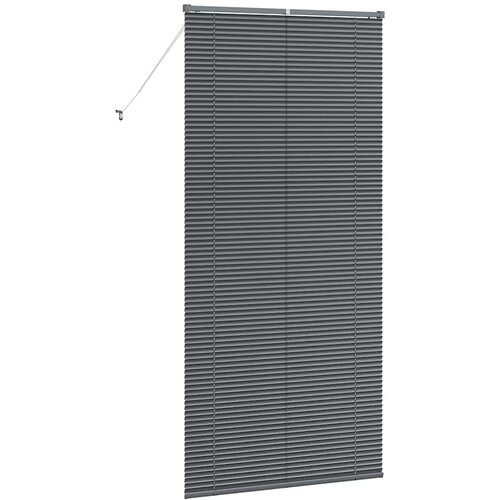  Venecijanski zastore Tamno siva 220 x 105 cm Aluminij Slike