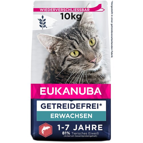 Eukanuba Adult Grain Free z lososom - Varčno pakiranje: 2 x 10 kg Cijene