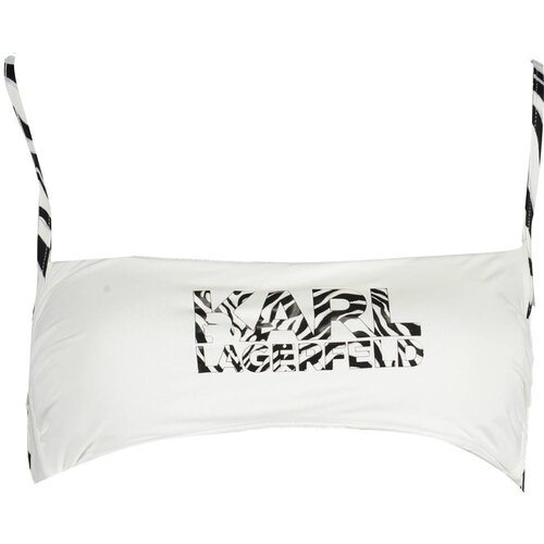 KARL LAGERFELD BEACHWEAR SWIMSUIT TOP WOMAN WHITE Cene