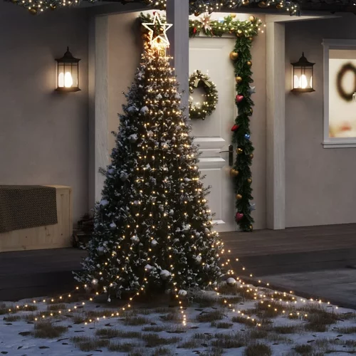  Svjetlo za božićno drvce 320 LED toplo bijelo 375 cm