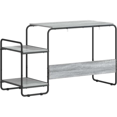  Stol s pohranom Siva Sonoma 131.5 x 50 x 75.5 cm Slike