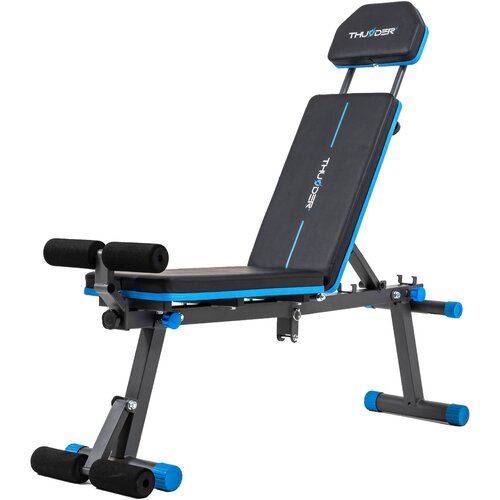 THUNDER Nastavljiva vadbena klop &ndash; zložljiva, 125 &times; 34 &times; 158 cm, nosilnost 150 kg &reg; WOXIC, (5000090224) Cene