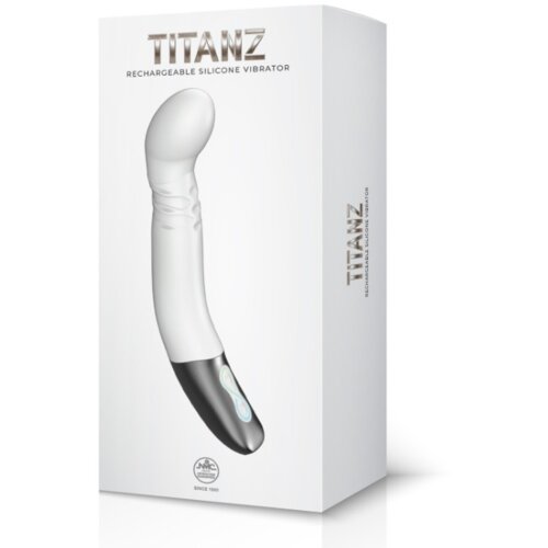 NMC Titanz Vibrator Titanz 8 Ivory White Cene