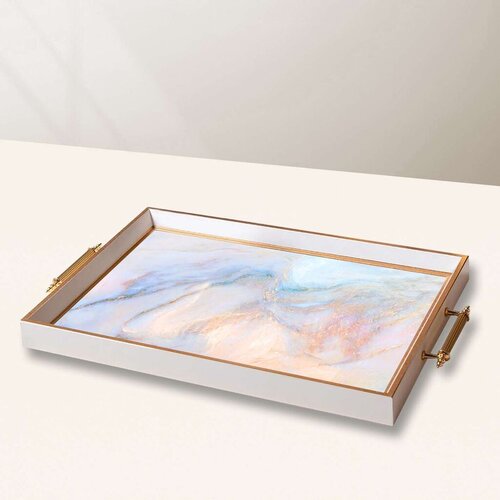 Aberto Design Poslužavnik TPB10038 50 x 29 x 3.5 cm, Šareni Cene