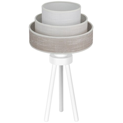  Brilagi - Stona lampa ALASKA LUNETA 1xE27/15W/230V siva/krem Slike